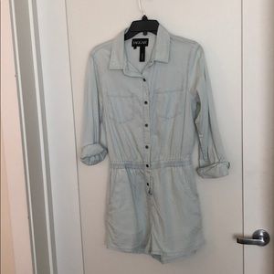 JAGGAR chambray playsuit